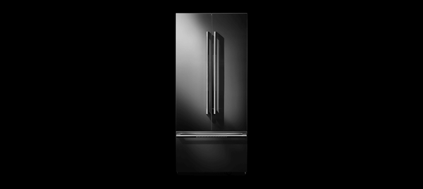 JennAir French door refrigerator in a modern setting JennAir French door refrigerator in a modern setting